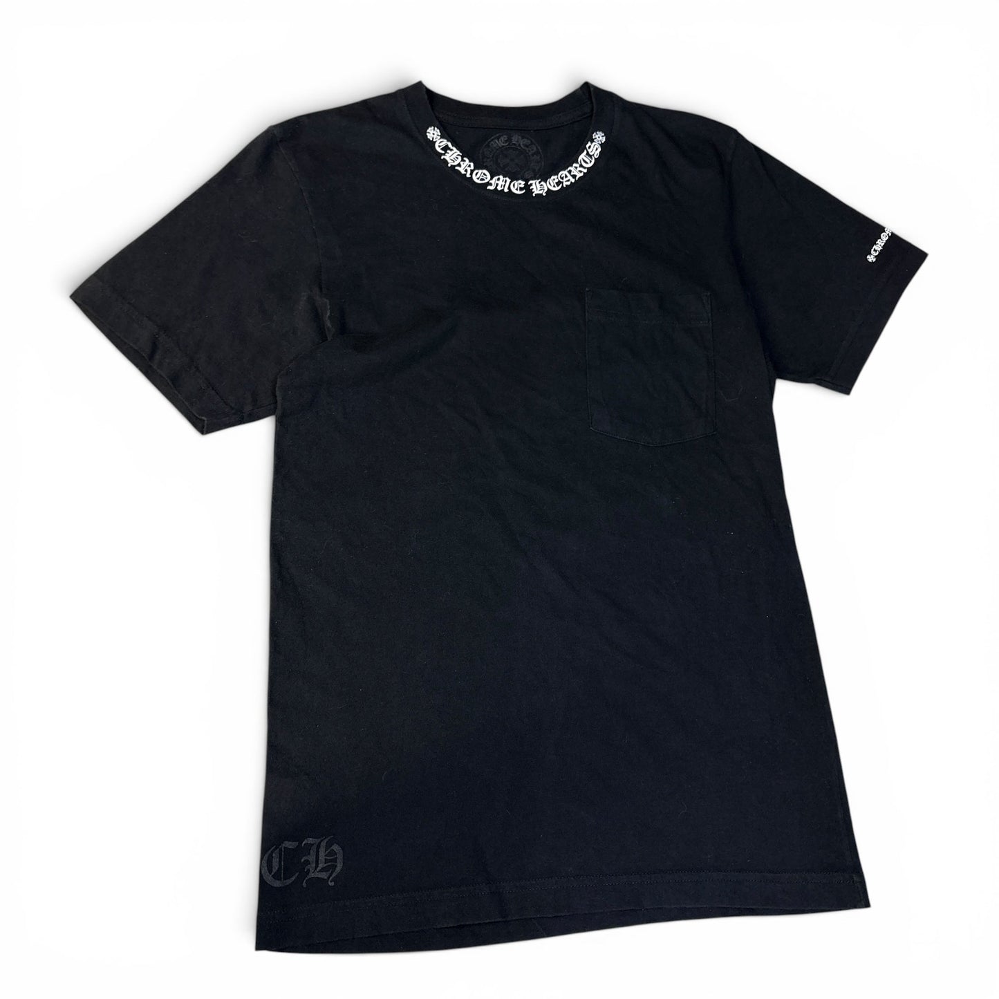 Chrome Hearts Collar Logo T-Shirt Black | Small