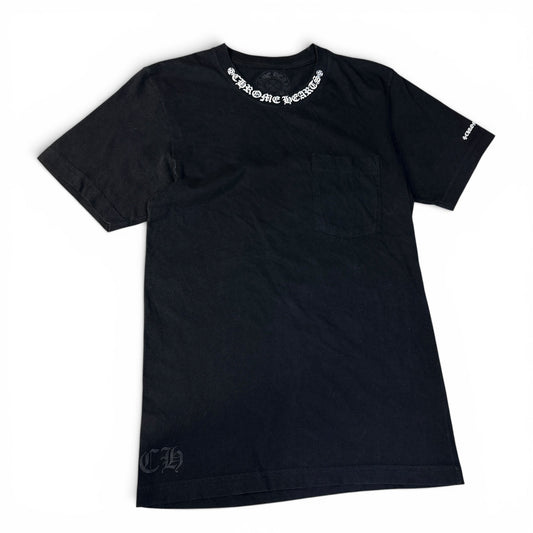 Chrome Hearts Collar Logo T-Shirt Black | Small