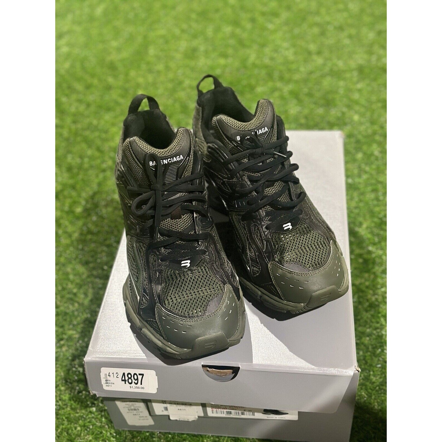 Balenciaga Expander Olive Size 11