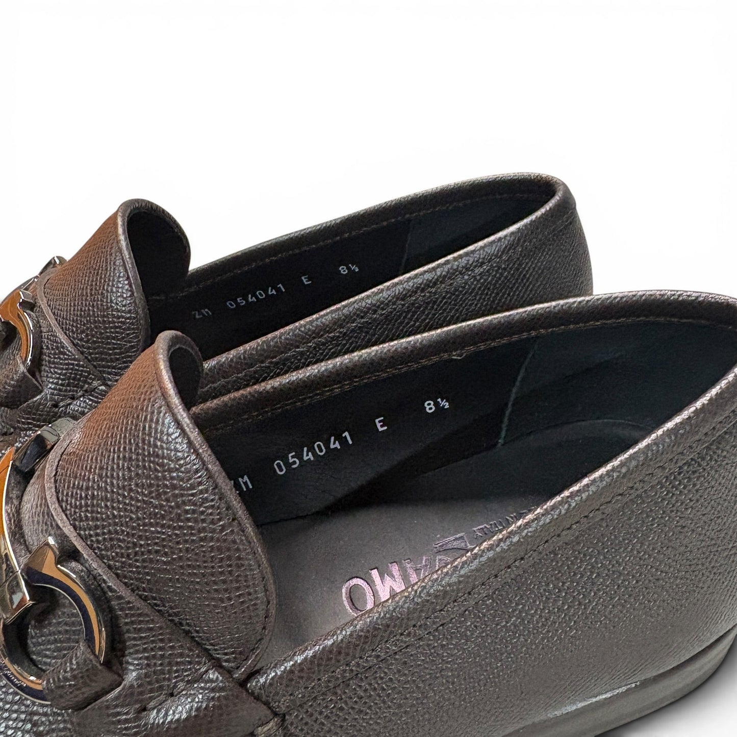 Salvador Ferragamo Gancini Bit Leather Loafer | Size 8.5UK