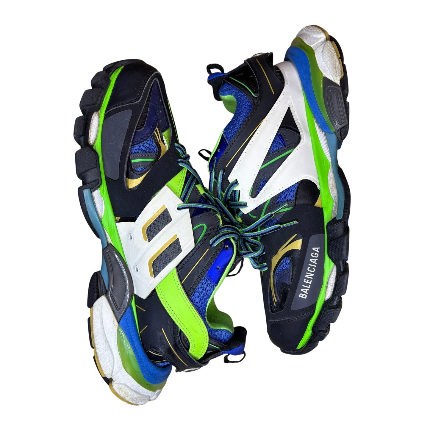 Size 11 - Balenciaga Track Blue Green Black Sneakers 542023