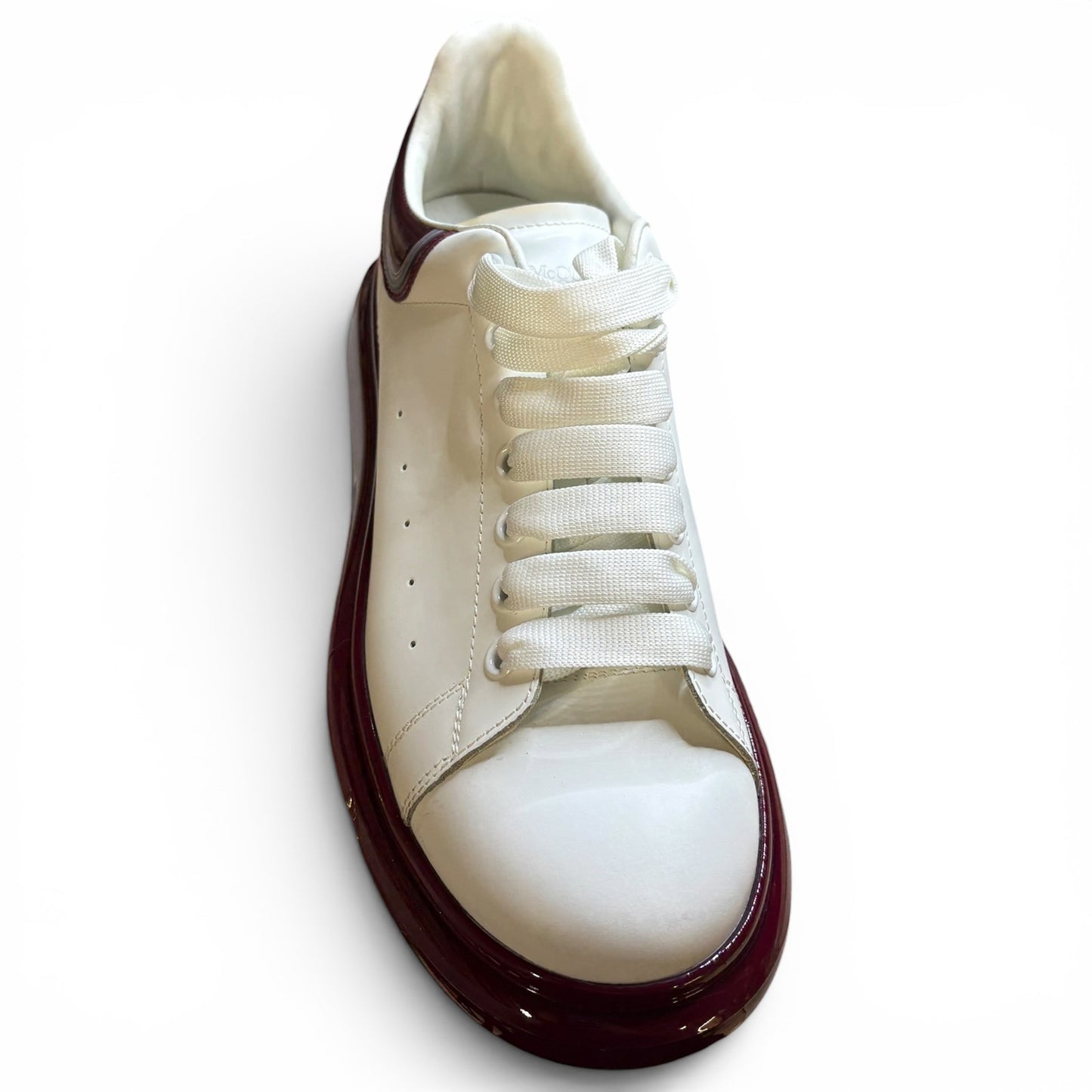 Alexander McQueen Oversized Sneaker 'White Garnet Black' 11M