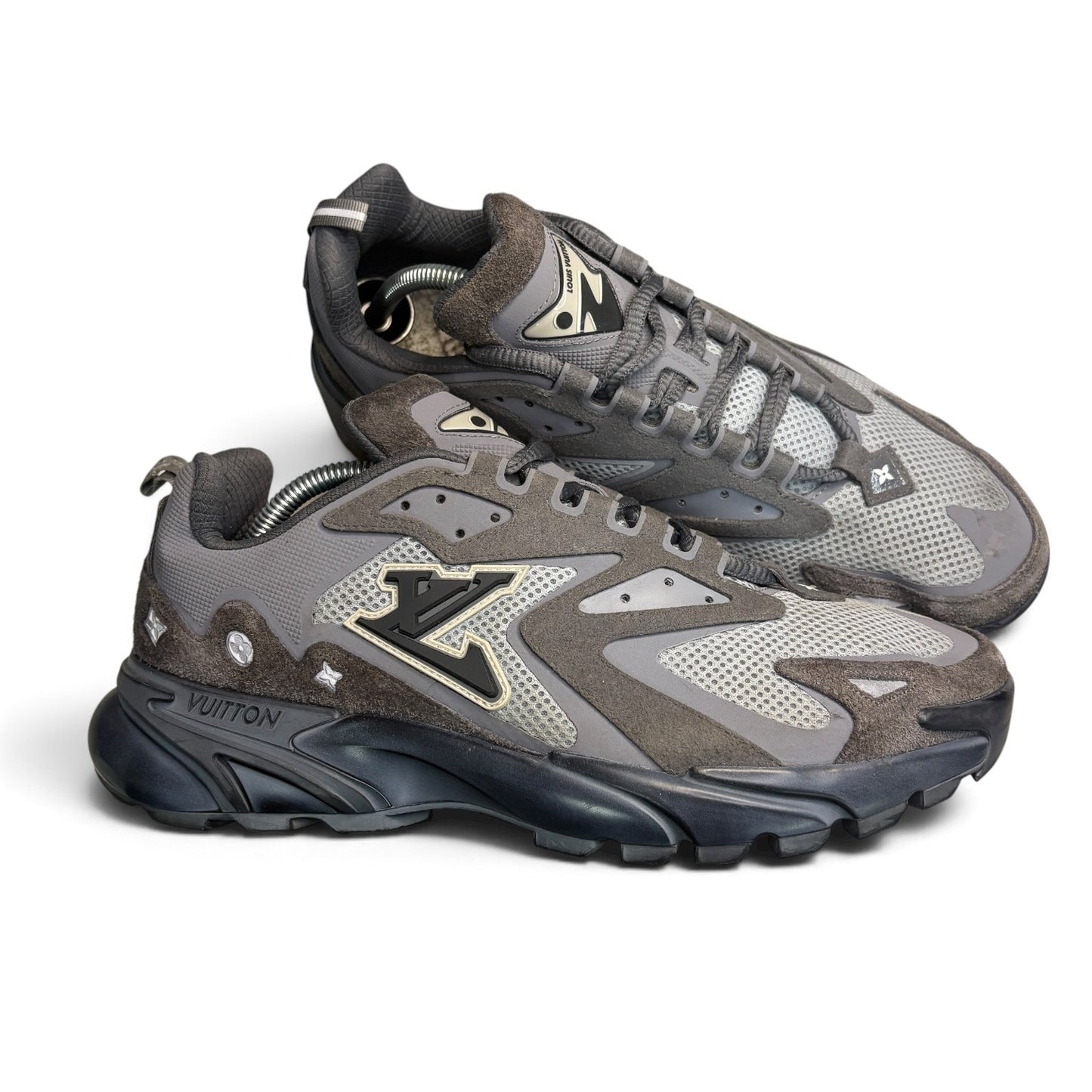 Louis Vuitton Tactic Runner Grey Suede | Size 8.5LV / 9.5US