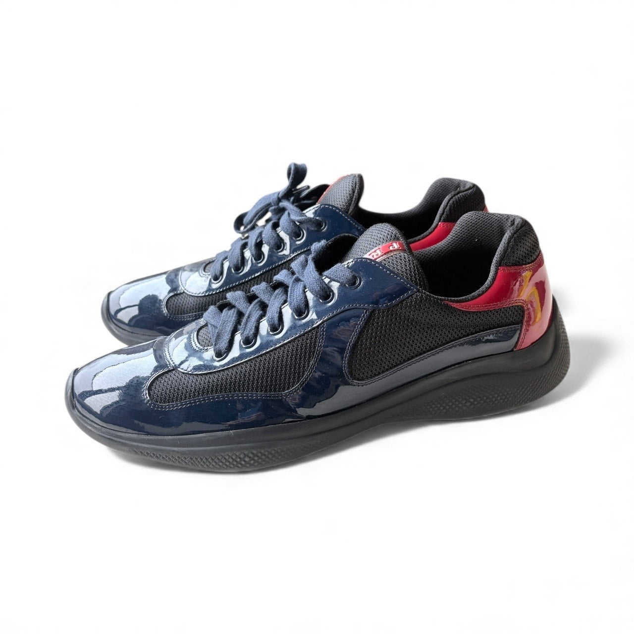Prada America’s Cup Blue Red Sneakers | Size 11UK