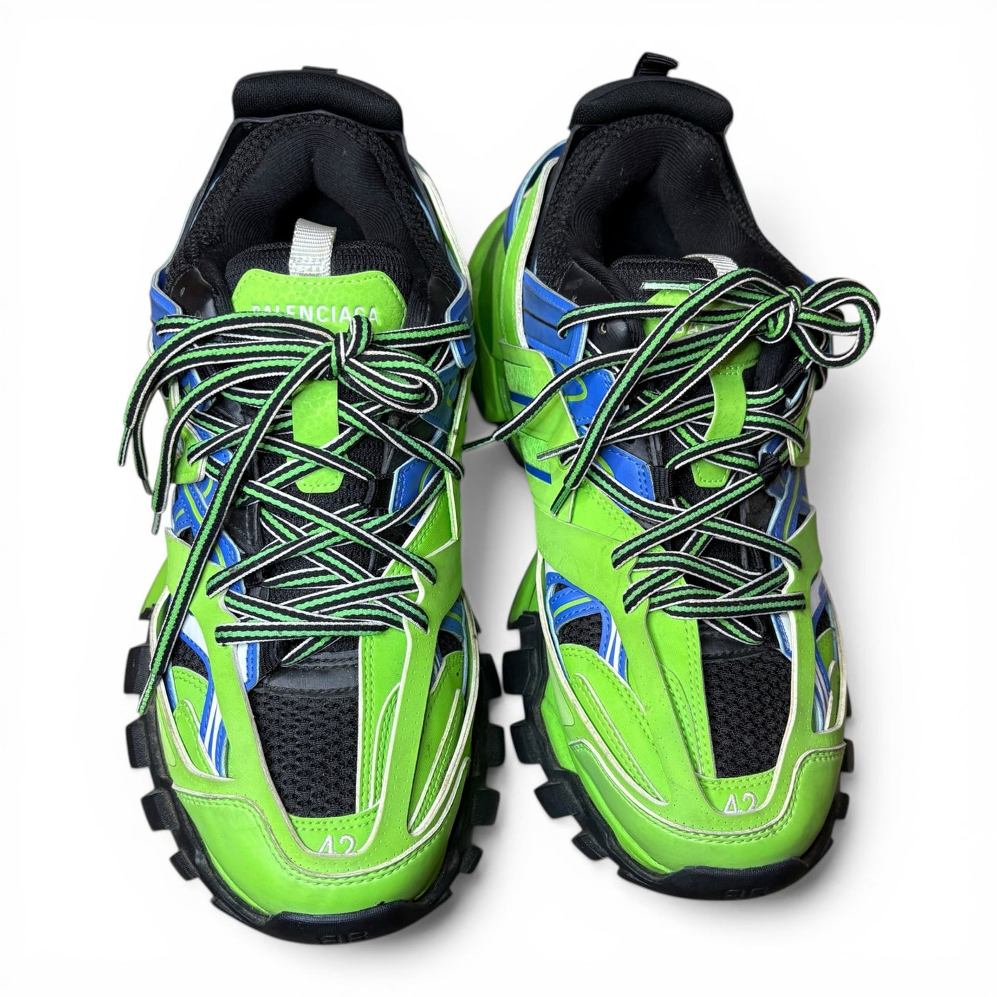 Size 9 - Balenciaga Track Green Blue Sneakers