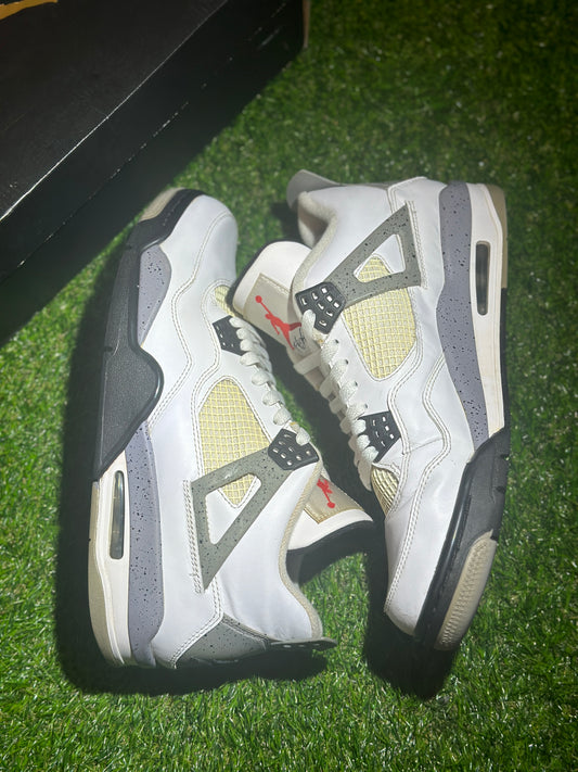 Size 10.5 - Jordan 4 White Cement