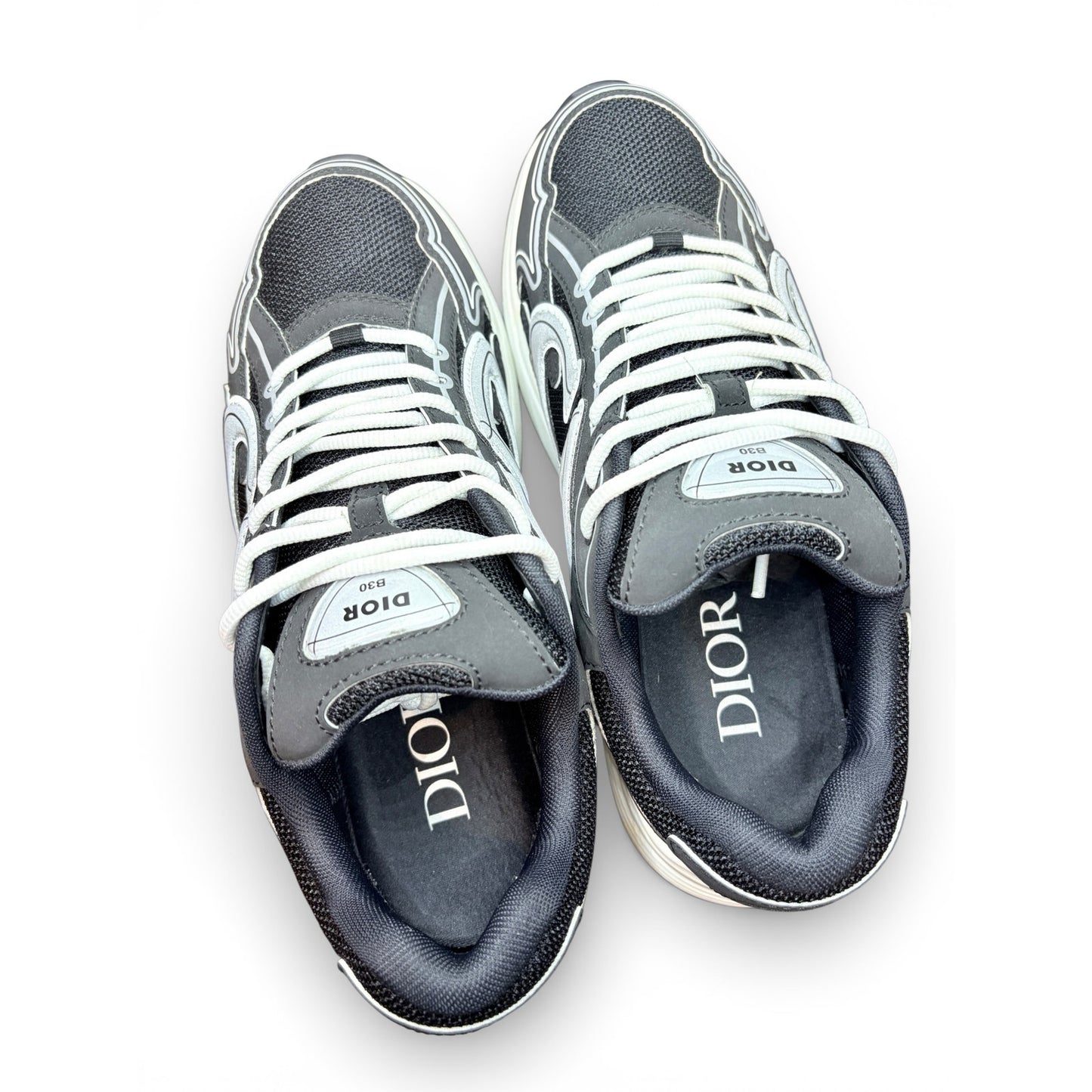 Size 9 - Dior B30 Black & Grey Sneakers