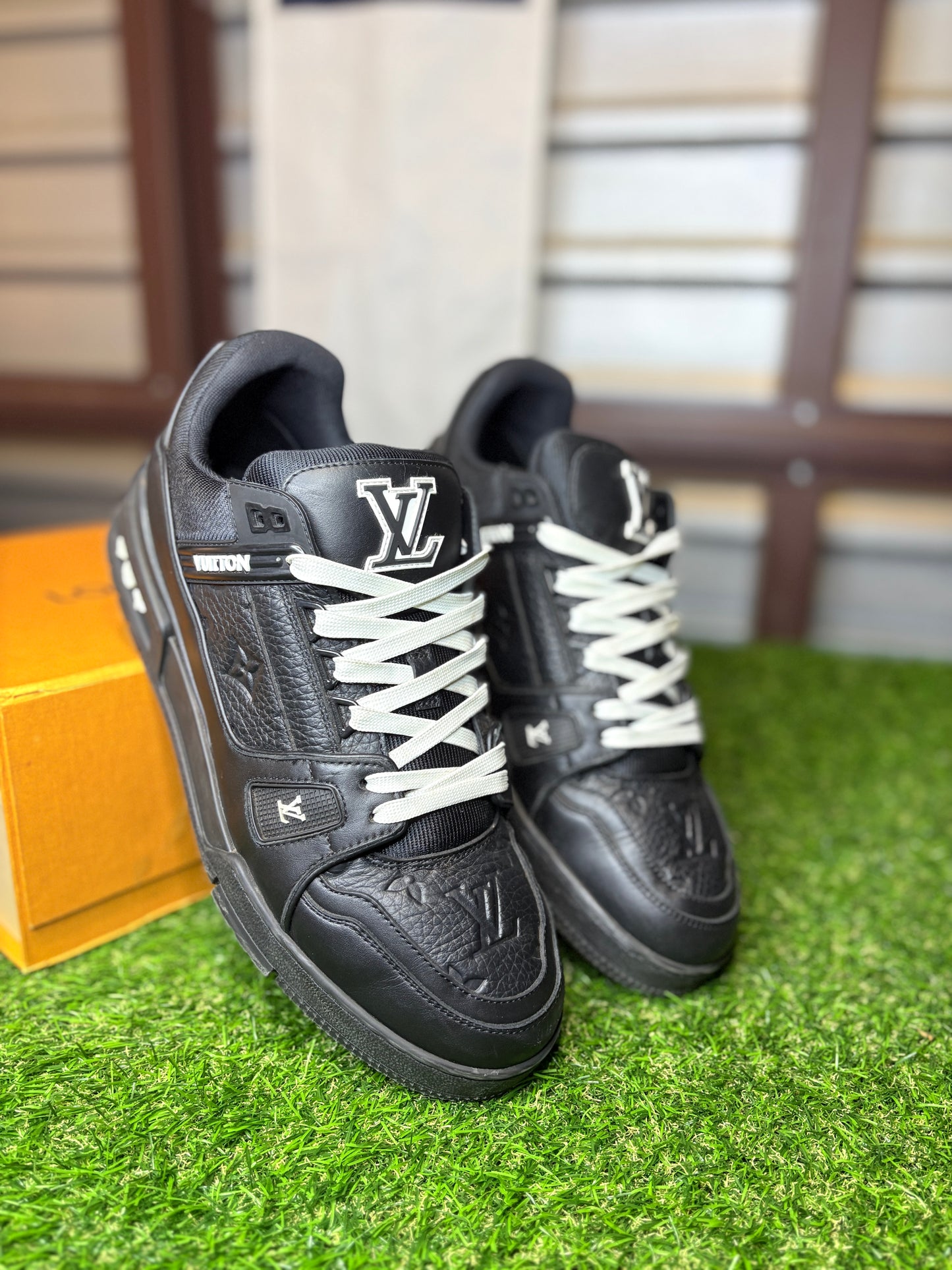 Louis Vuitton LV Trainer Black Sneakers | 8UK