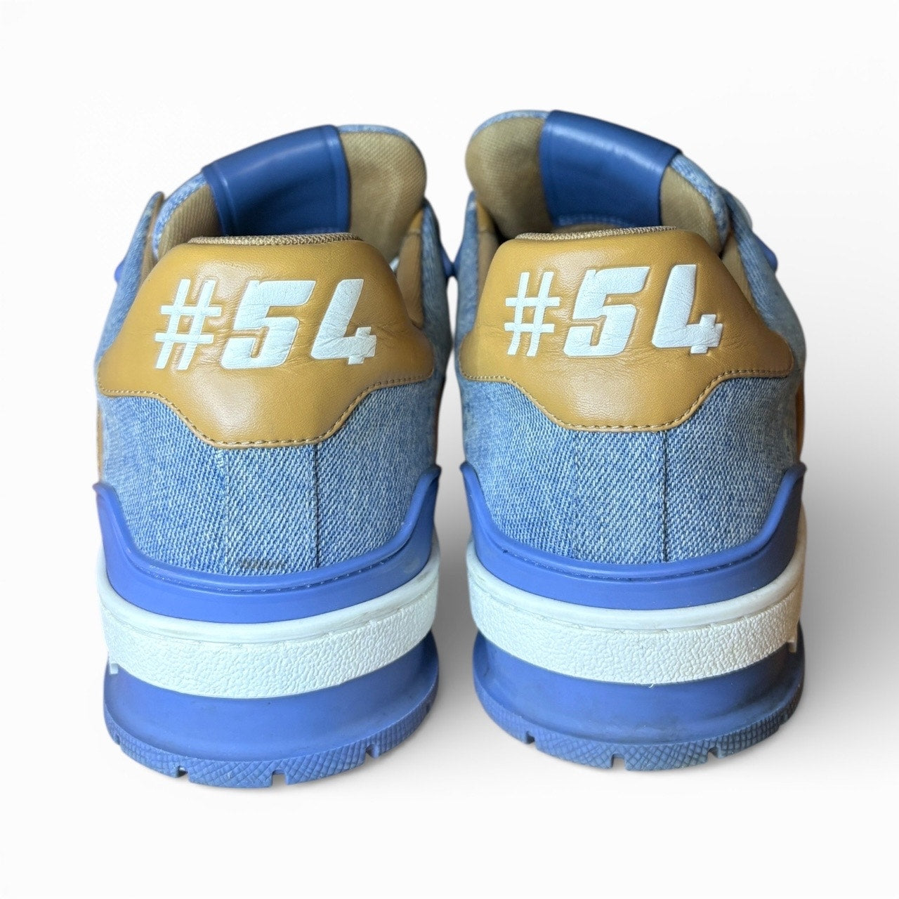 Louis Vuitton Trainer Blue Damier 3D Denim Virgil #54 | 8LV