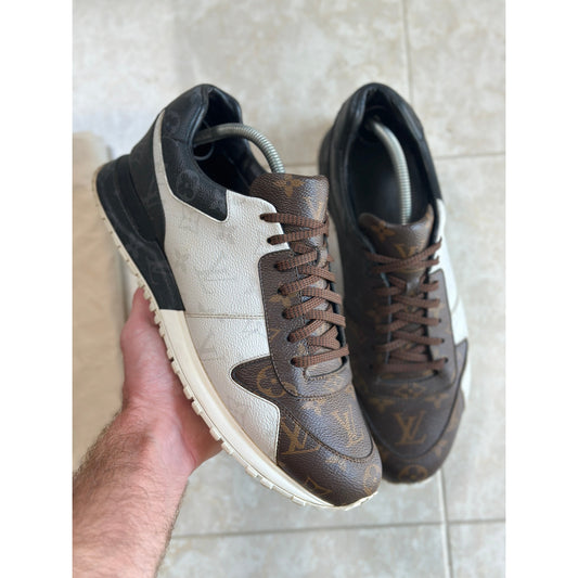 Louis Vuitton Runaway Tri-Color Black Brown White Trainers
