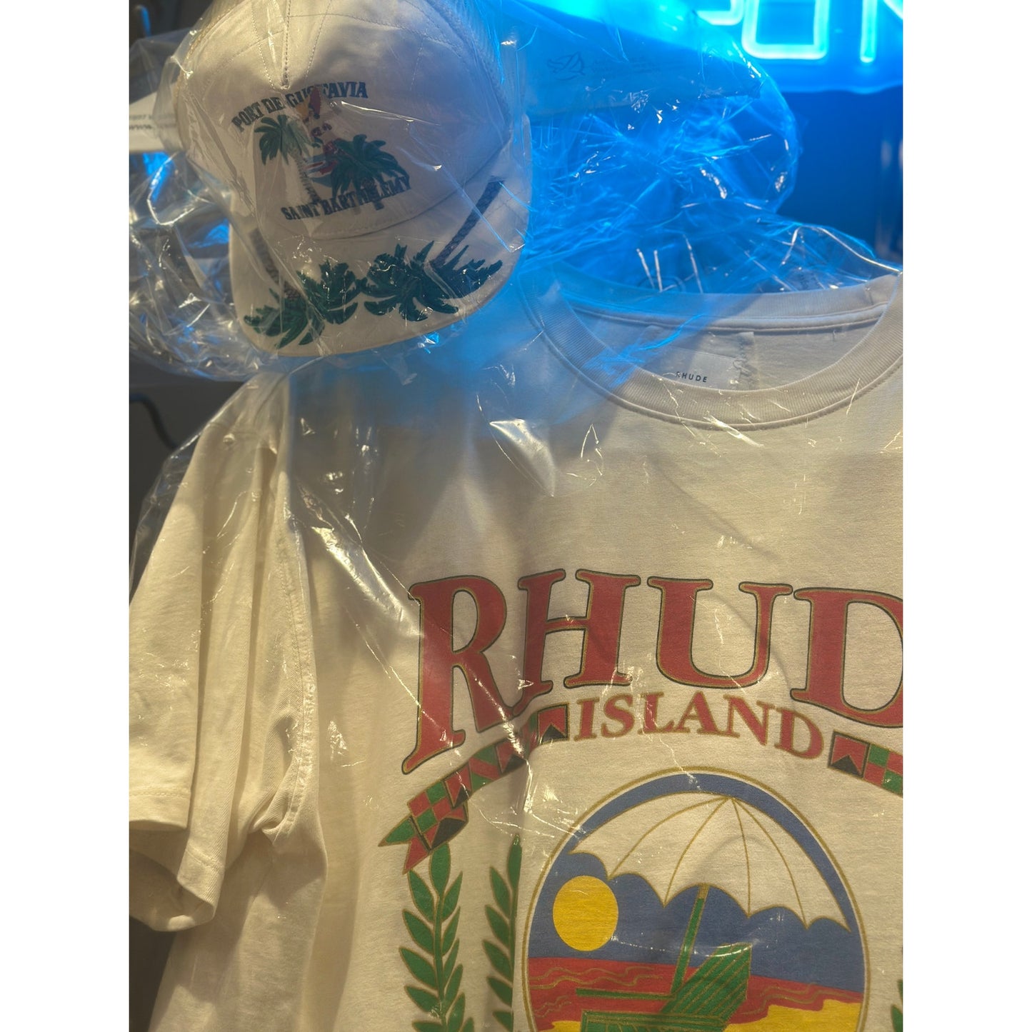 Medium - Rhude Saint Barts Shirt & Hat