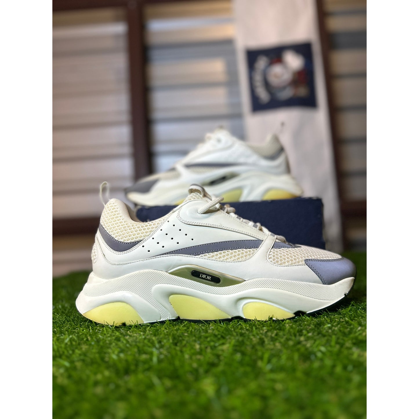 Size 12 - Dior B22 White Sneakers