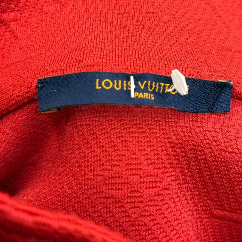 Louis Vuitton Red Monogram Track Jacket | Size XL