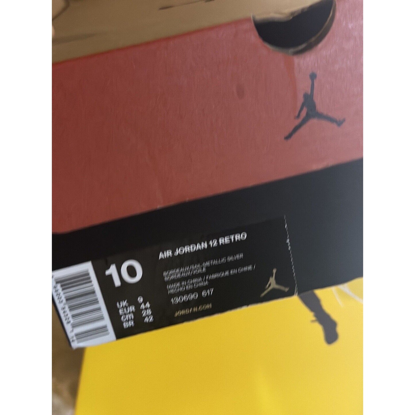 Size 10 - Jordan 12 Retro Bordeaux 2017