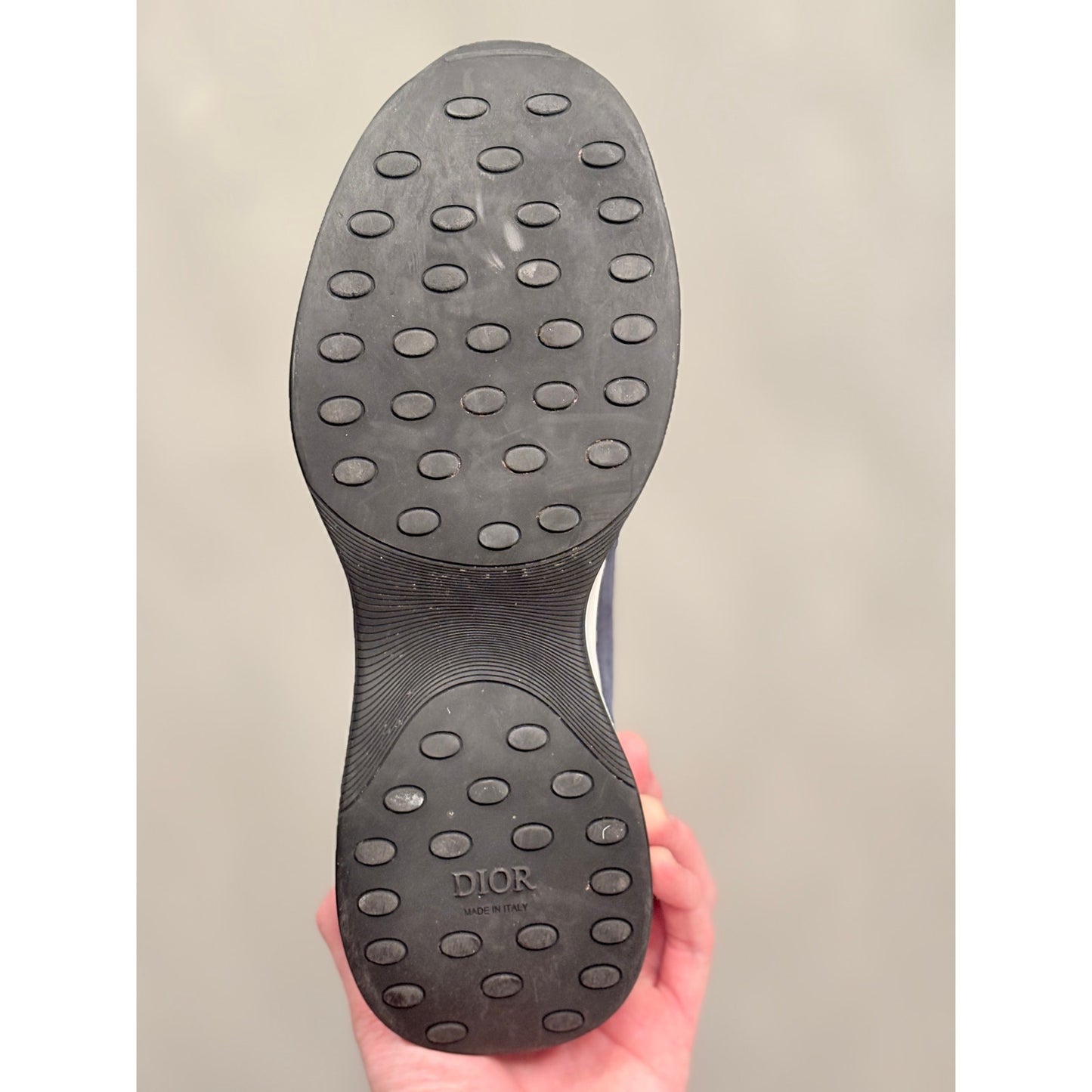 Size 9 - Dior B25 Runner Navy Blue Oblique Suede Sneakers