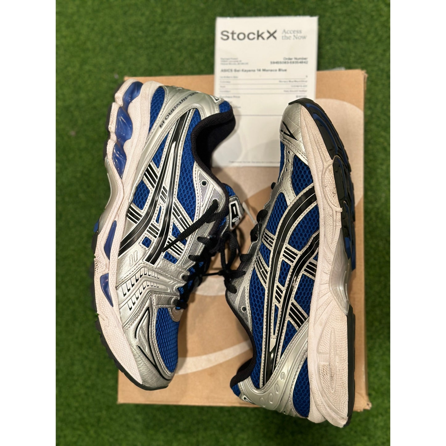 Size 9 - Asics Gel-kayano 14 Silver Blue Men's Shoes 1201a019-401