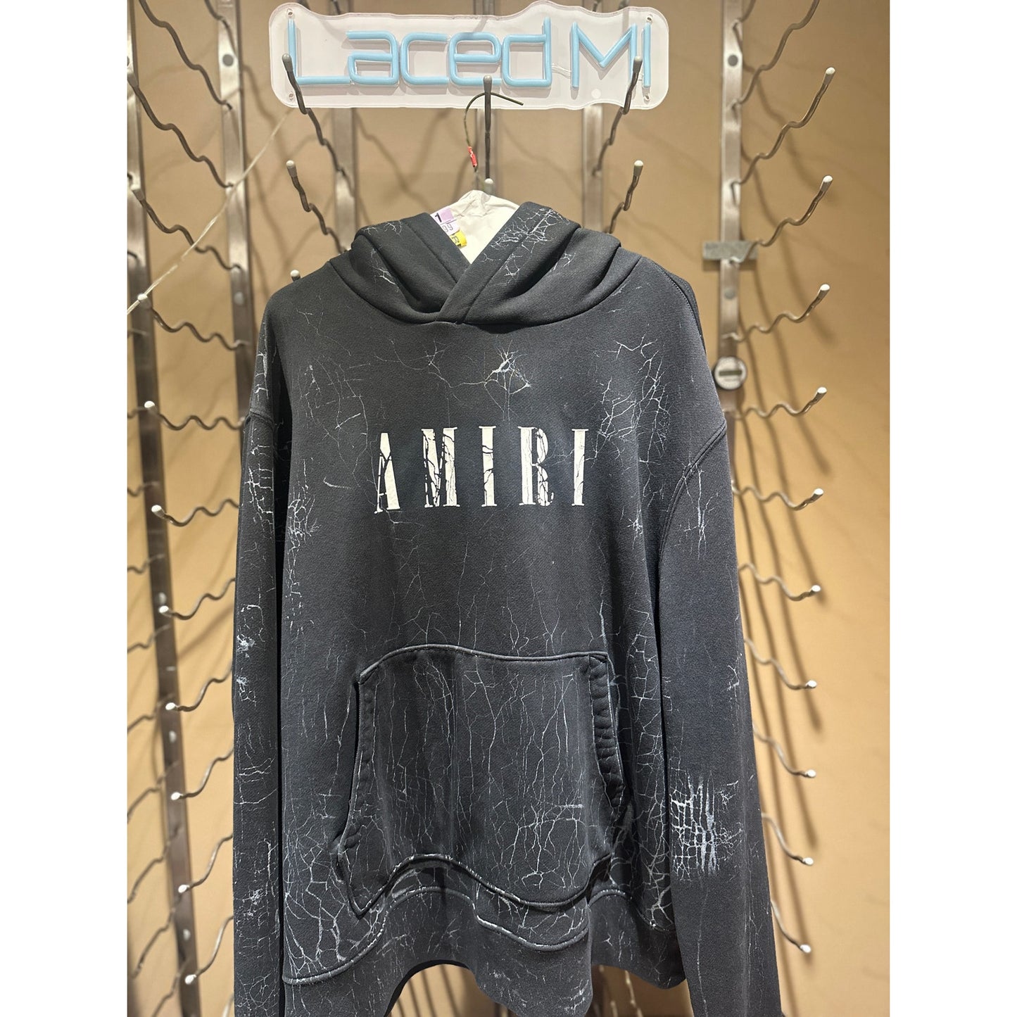 XXL - Amiri Cracked Dye Core Logo Hoodie
