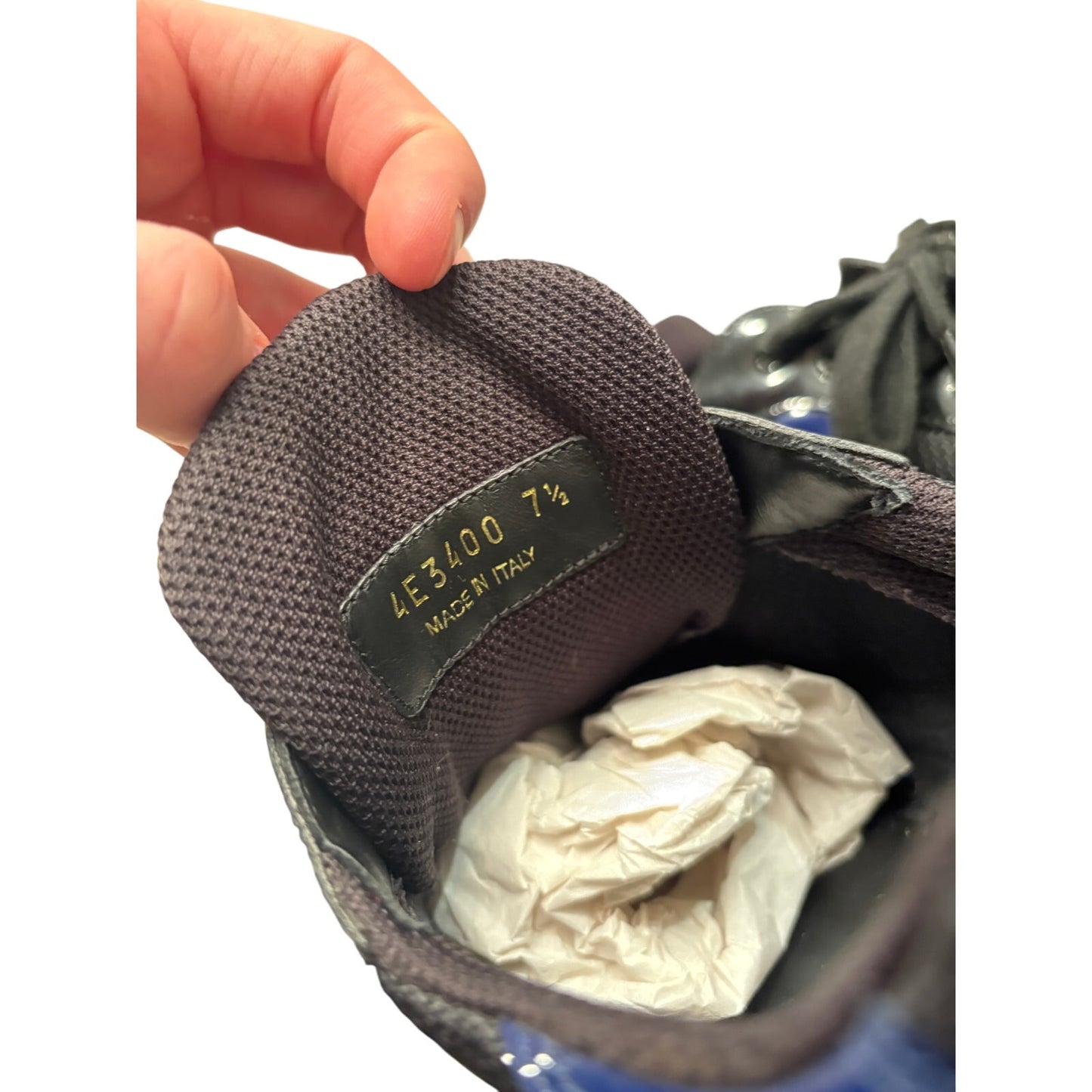 Prada America’s Cup Sneakers Navy / Black | Size 7.5UK