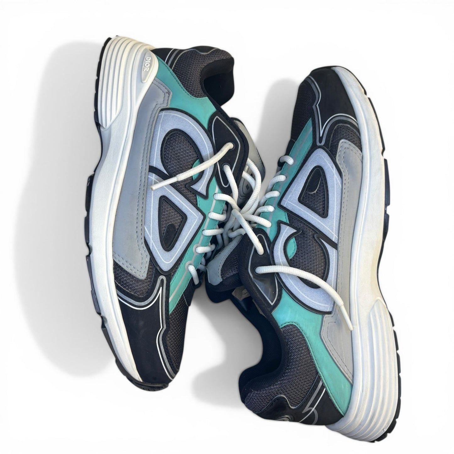 Dior B30 Turquoise & Black Sneakers | Size 43 (10US)