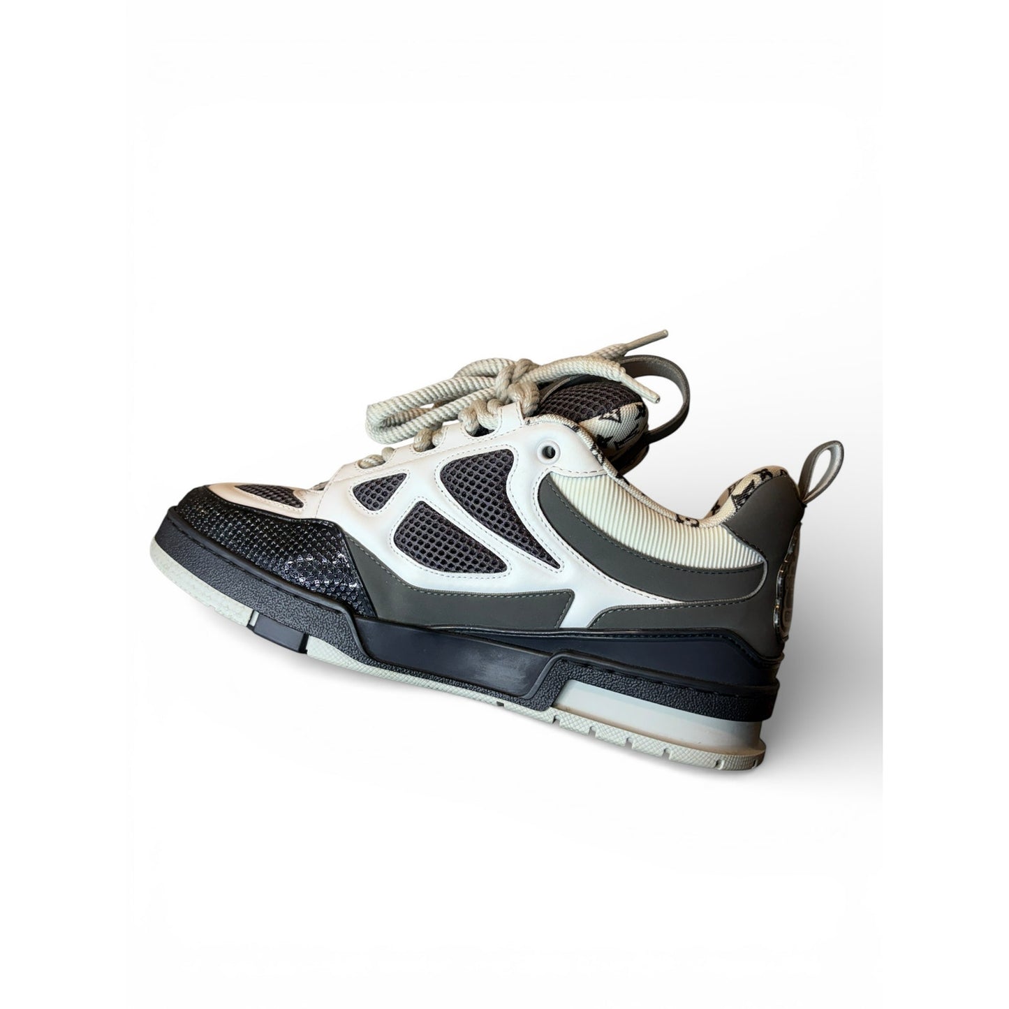 Louis Vuitton LV Skate Sneakers Grey White | Size 8.5LV