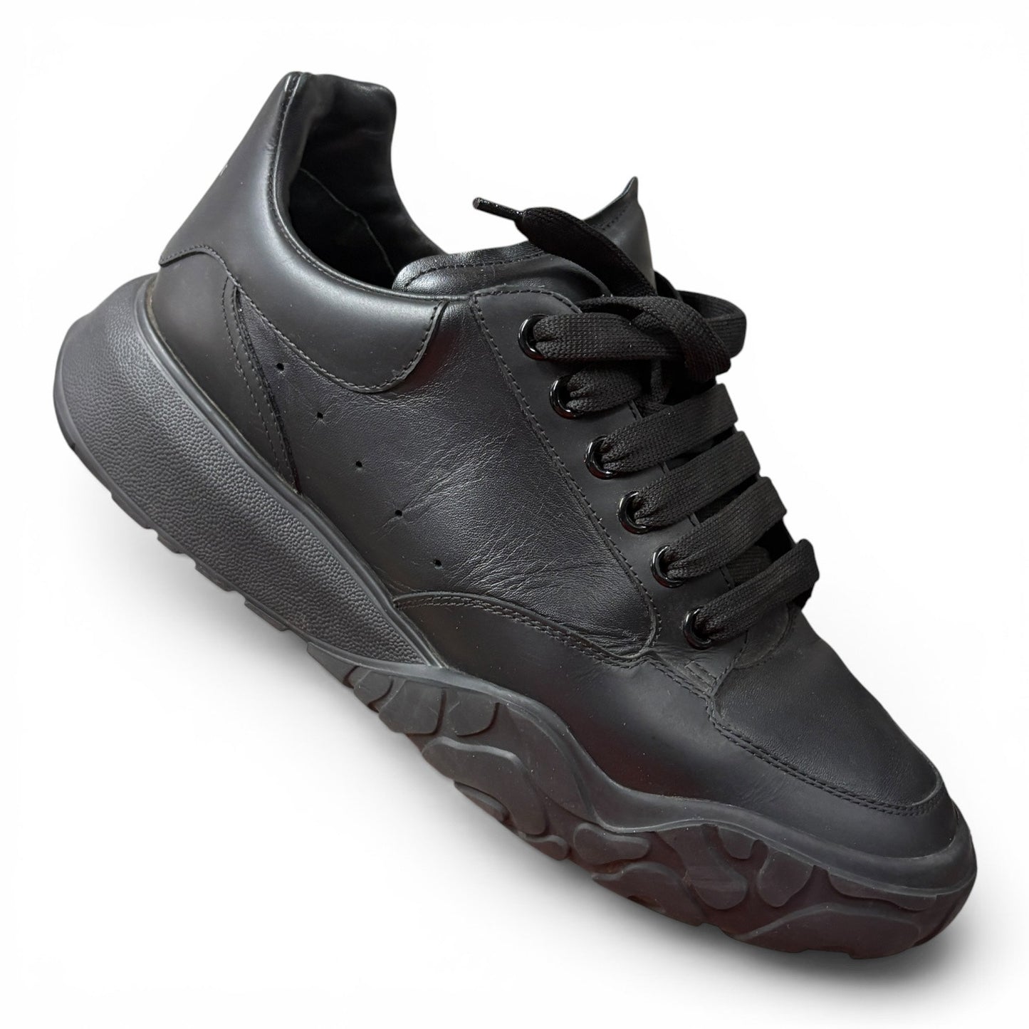 Alexander McQueen Court Sneaker Black 10.5M