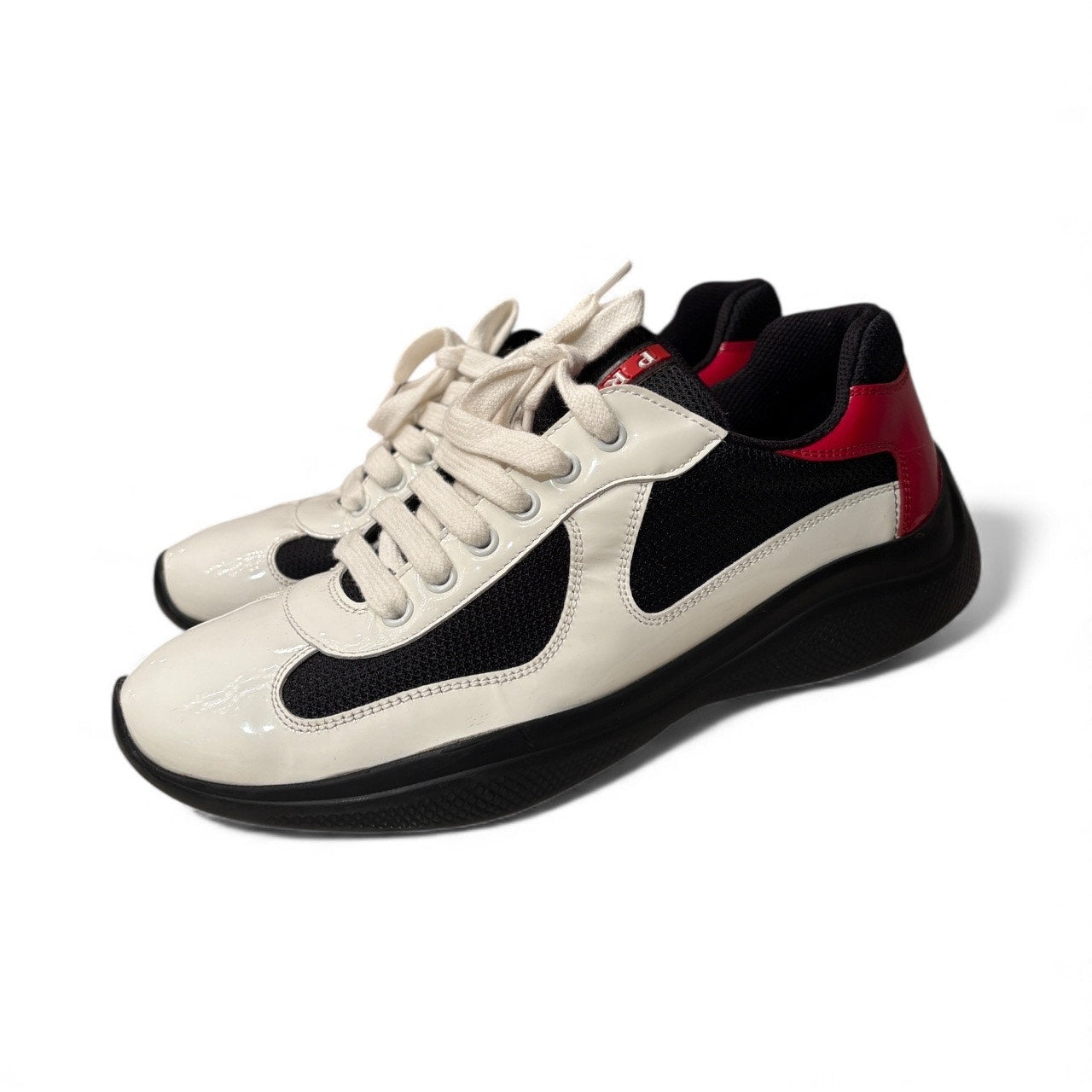 Size 6 UK (7 US) - Prada Americas Cup ' Black, White, Red '