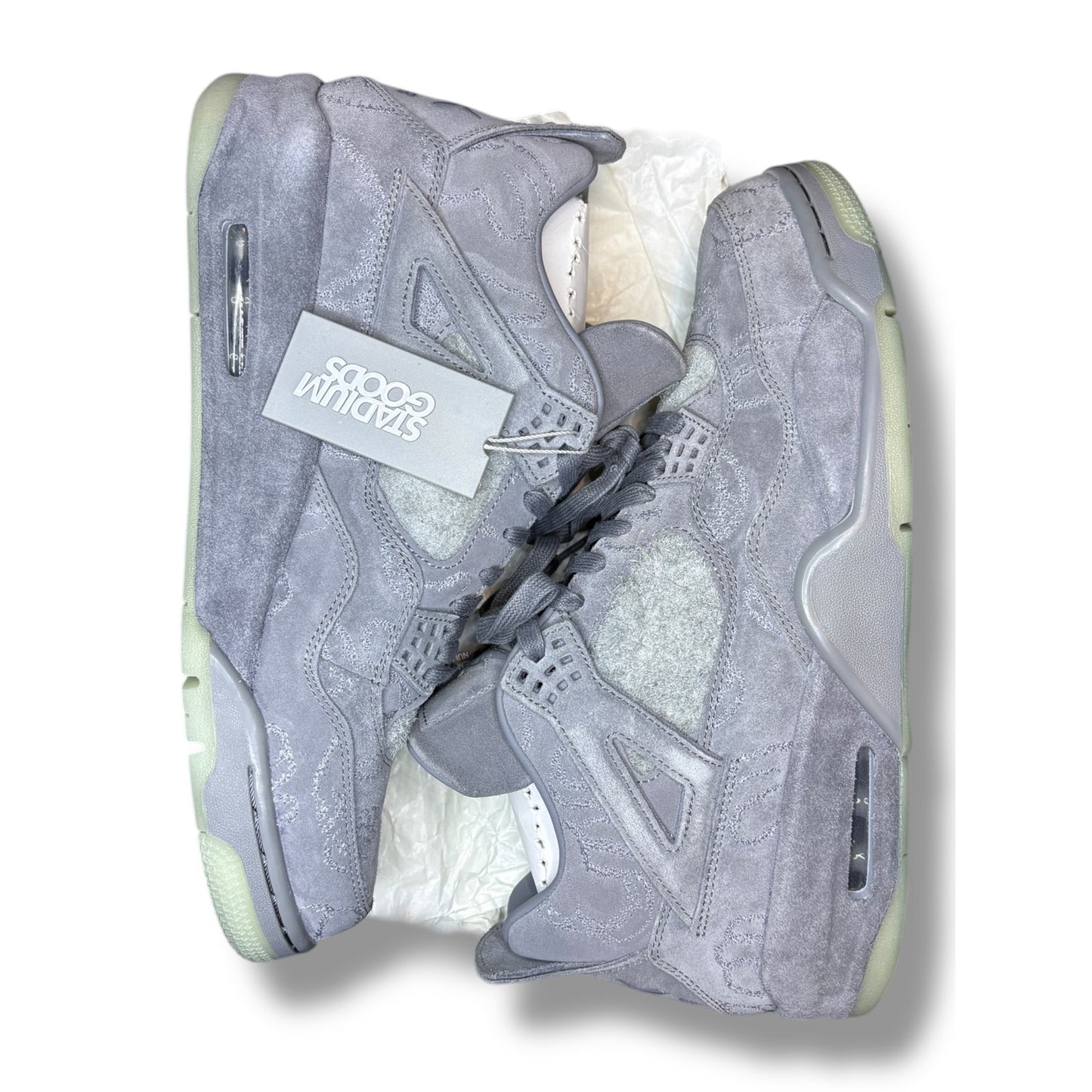 Jordan 4 Retro Official Sample x KAWS Cool Gray | Size 12