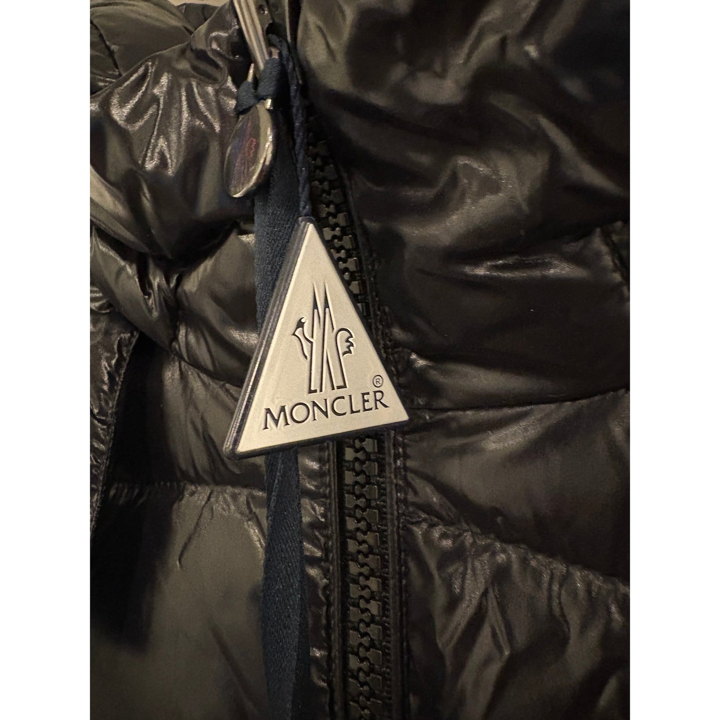 Moncler Maya Hooded Short Down Jacket Black | Size 4