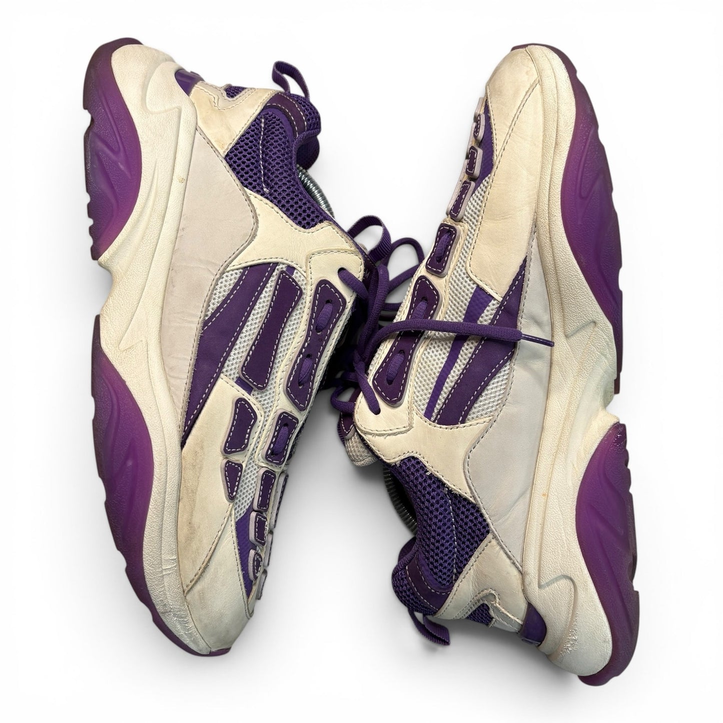 Amiri Bone Runners White and Purple | size 44(11)