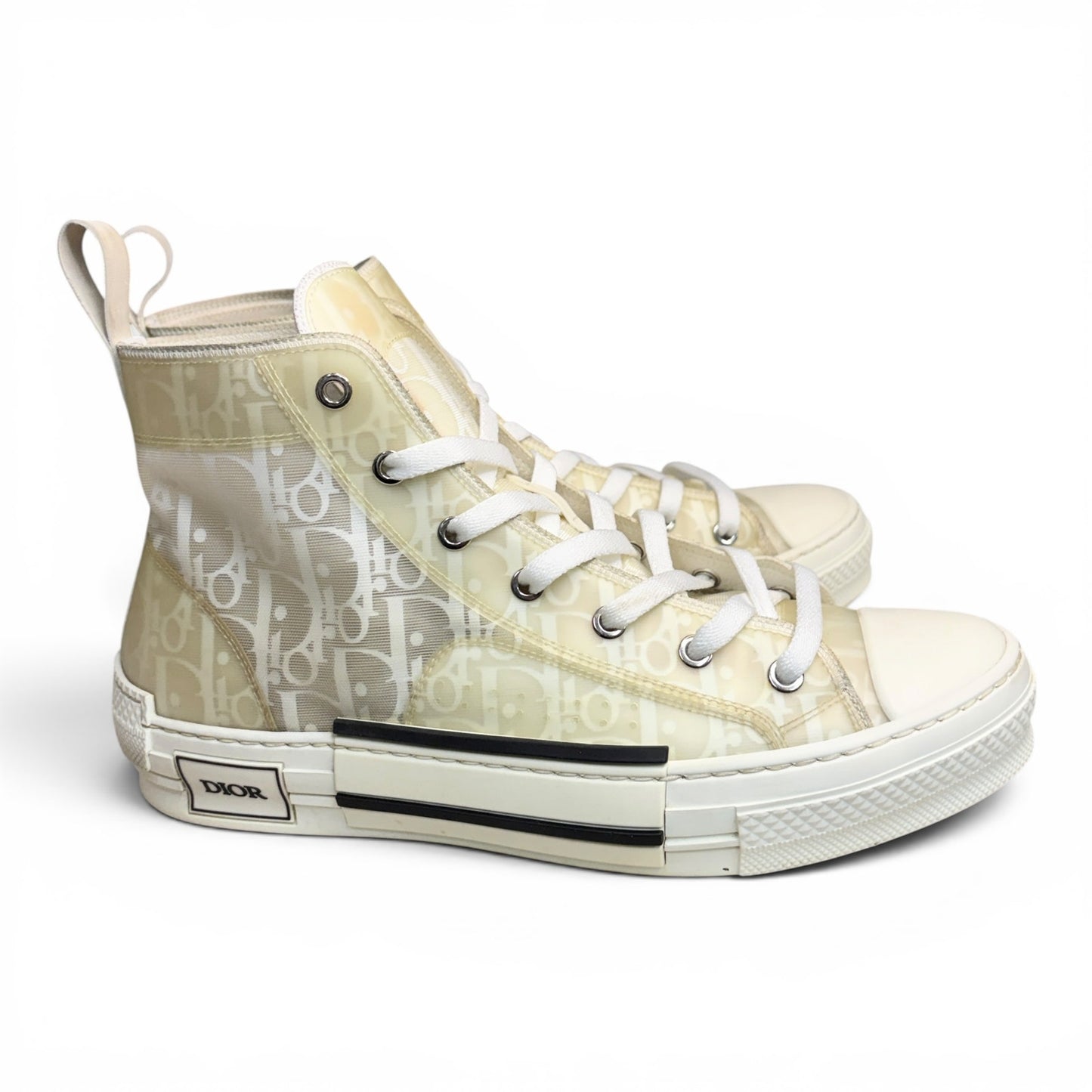DIOR B23 HIGH TOP BEIGE SNEAKERS | SIZE 41(8US)