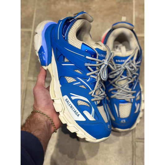 Size 10 - Balenciaga Track LED Sneakers Blue White