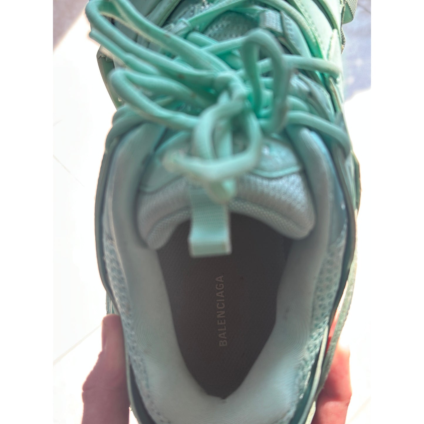Size 11 - Balenciaga Mens Track Sneaker 'Mint'