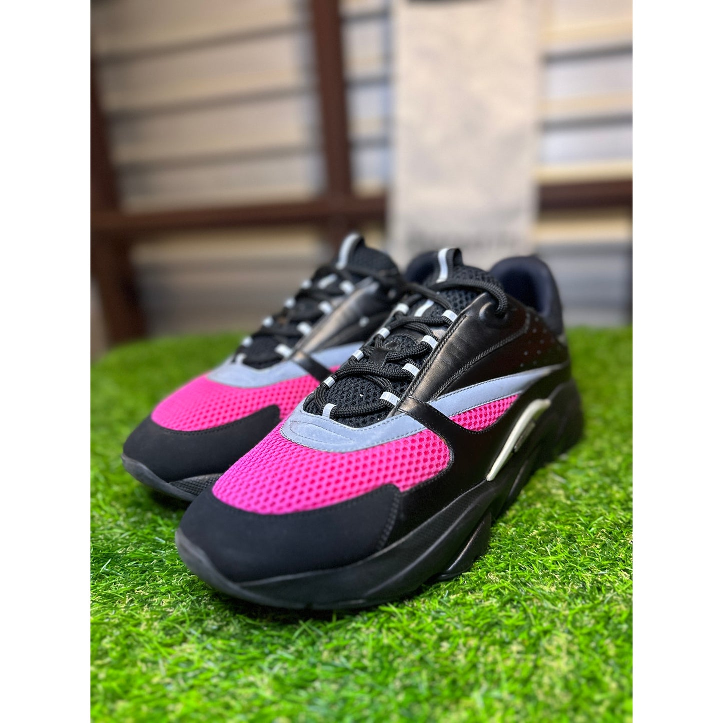 Dior Homme B22 Pink/Black Sneakers | Size 47EU