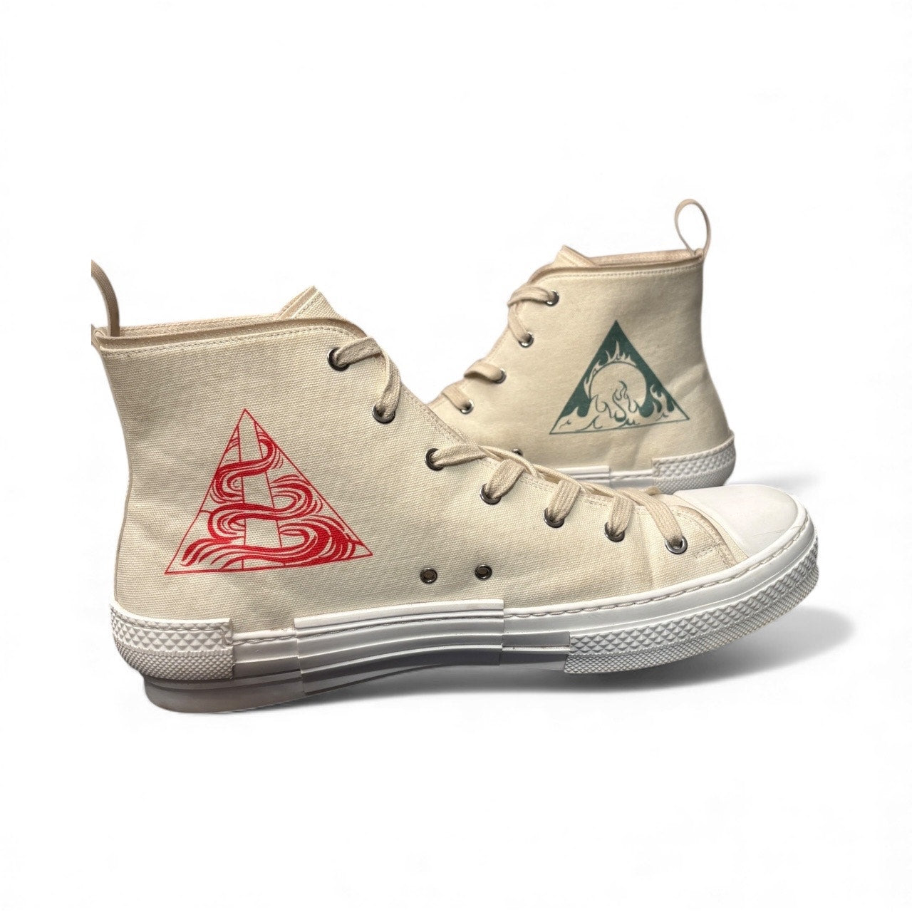 Size 14 - Dior B23 High Top AsteroDior White