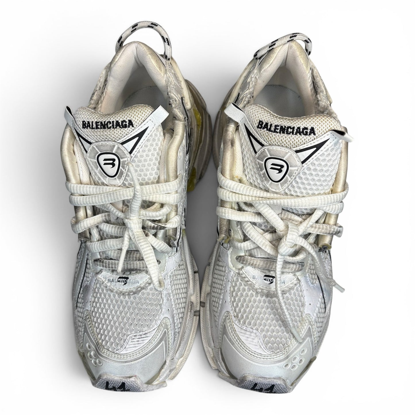 Balenciaga Runner White Track Sneakers | Size 41(8-9US)
