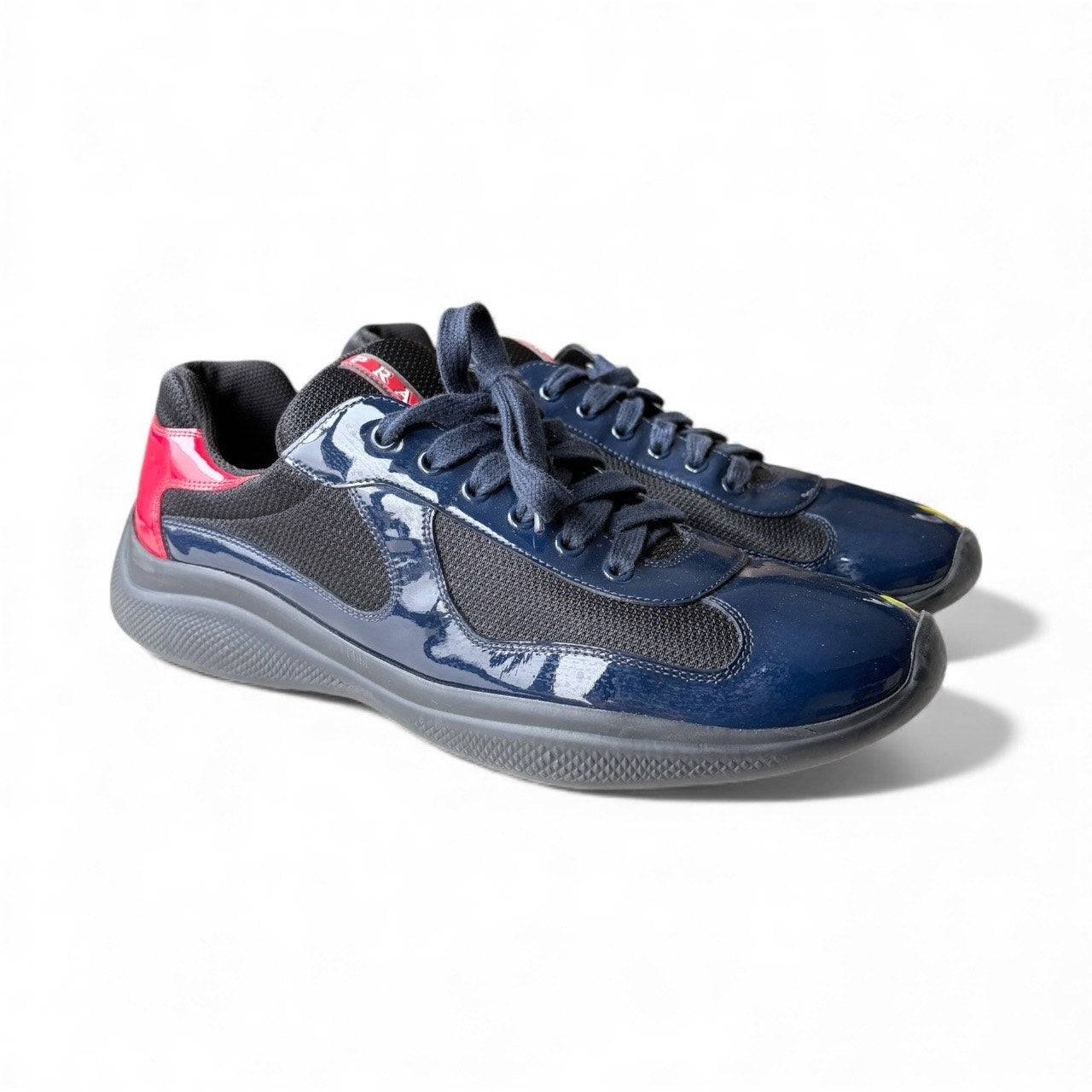 Prada America’s Cup Blue Red Sneakers | Size 11UK