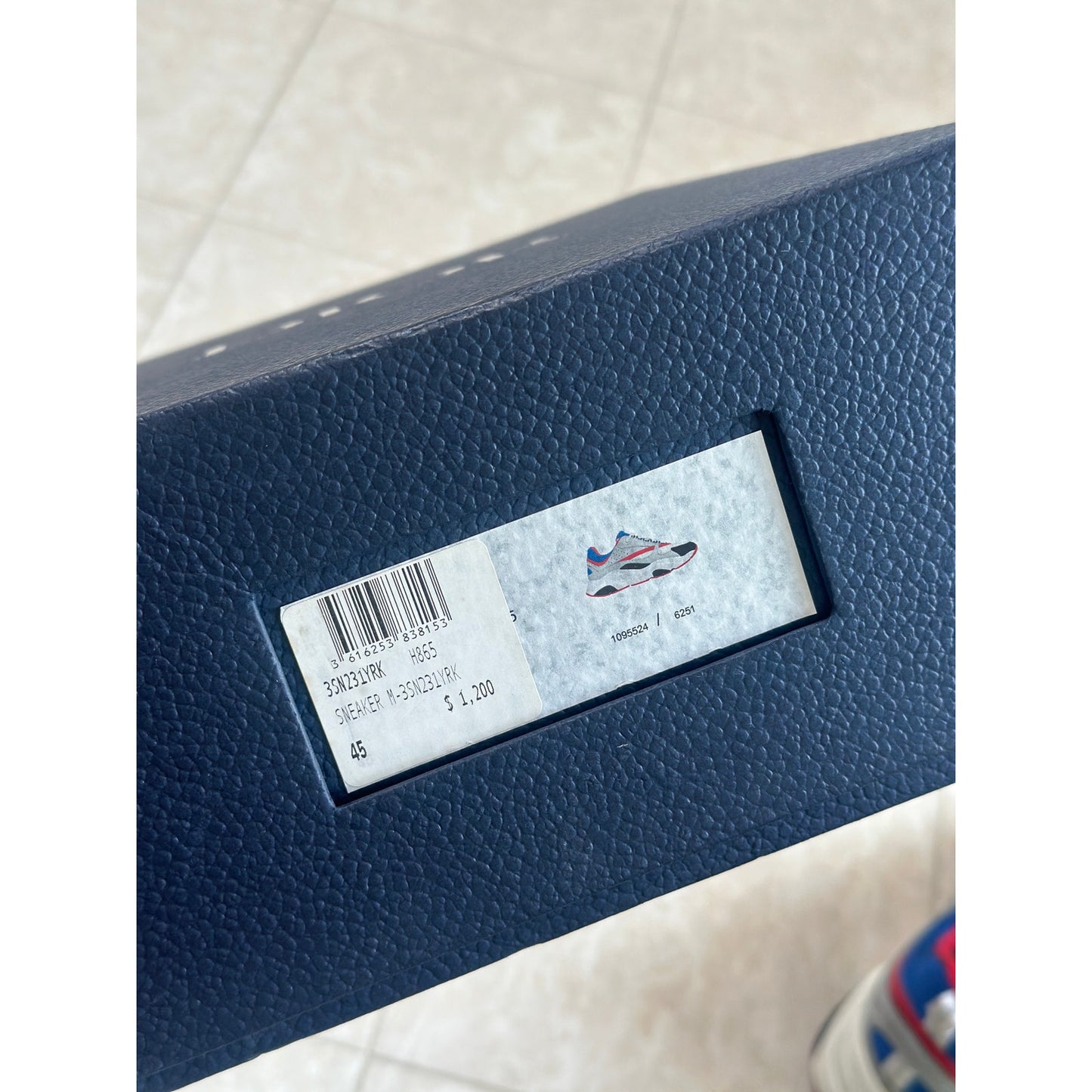 Size 12 - Dior B22 “Gray Red Blue” sneakers