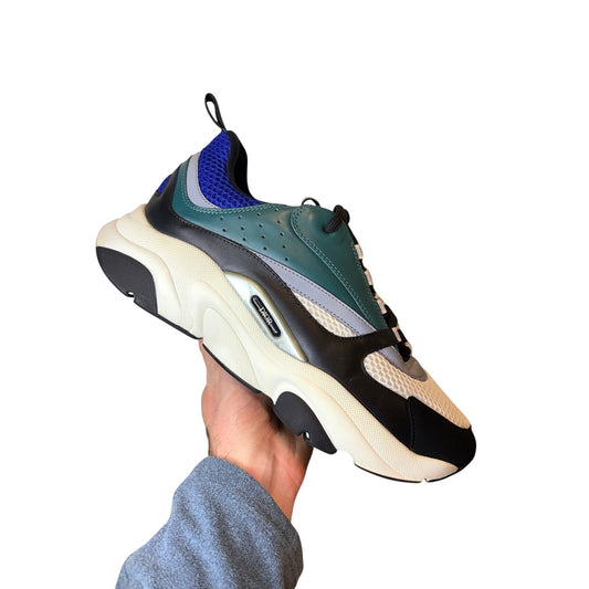 Size 11 - Dior B22 Men's Sneaker White Blue Black Green
