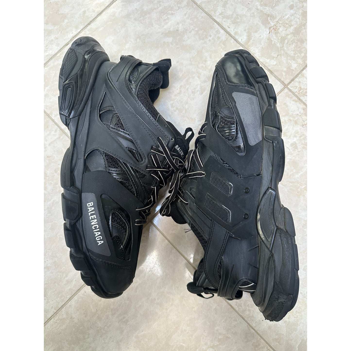 Size 12 - Balenciaga Track Sneakers in Black