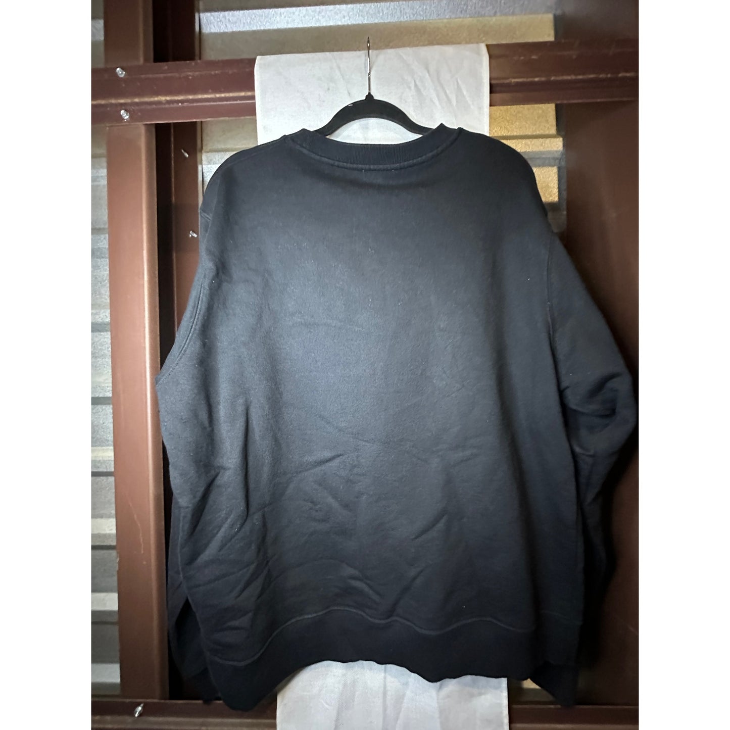 Dior x Judy Blame Black Safety Pin Logo Embroidered Crewneck