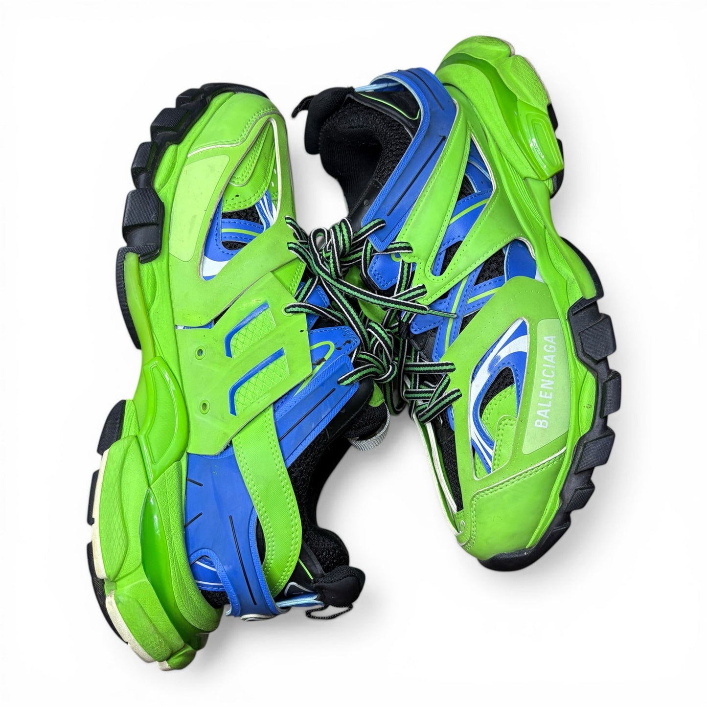 Size 9 - Balenciaga Track Green Blue Sneakers