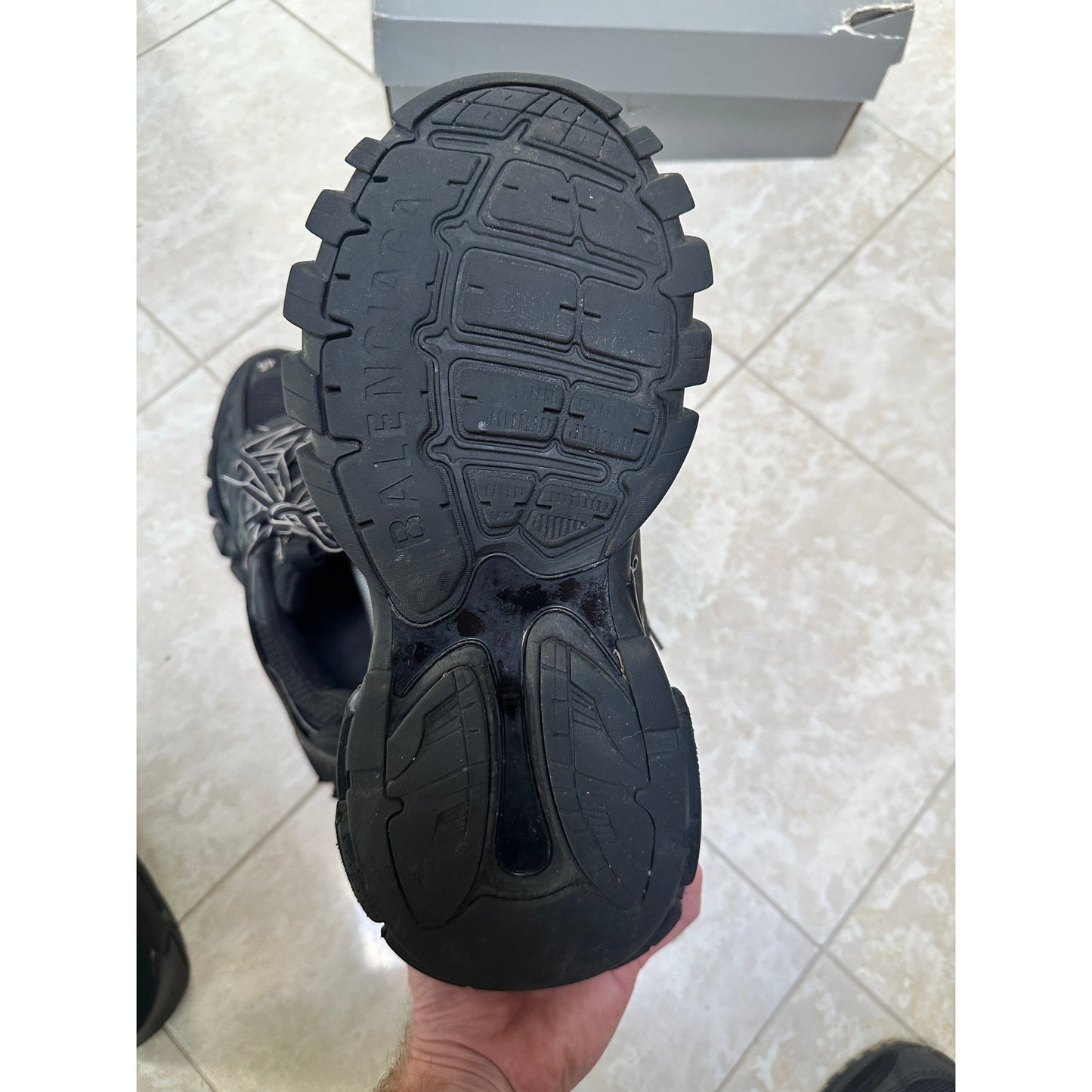 Size 12 - Balenciaga Track Sneakers in Black