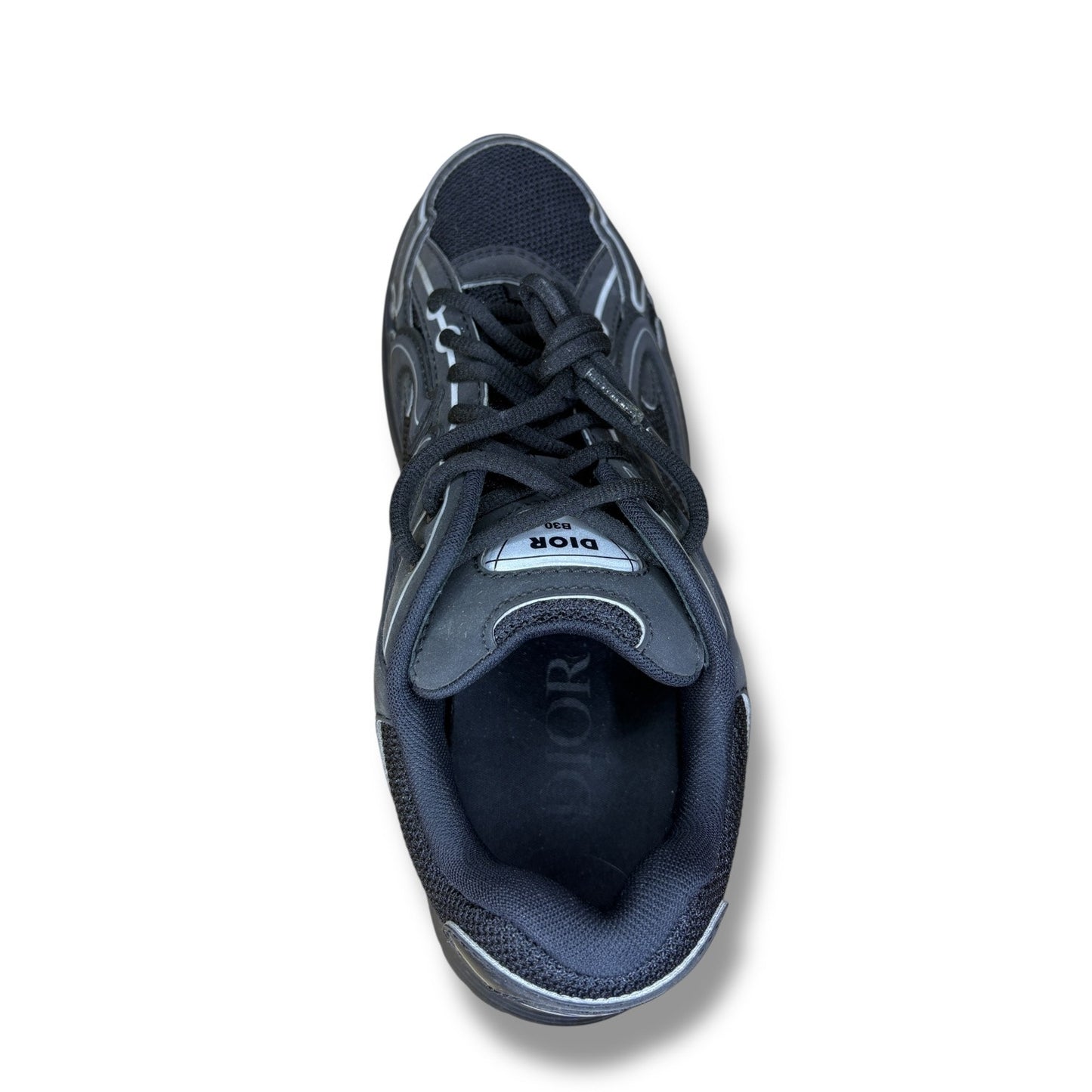 Dior B30 Black Reflective Sneakers | Size 41 (8US)
