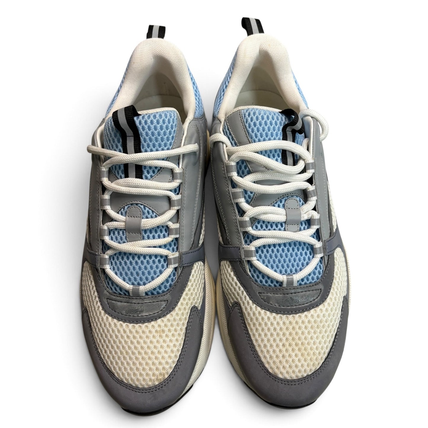 Dior B22 Reflective Baby Blue / White Sneakers | Size 45 (12US)