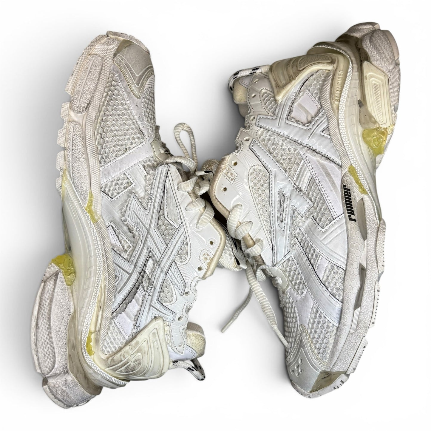 Balenciaga Runner White Track Sneakers | Size 41(8-9US)