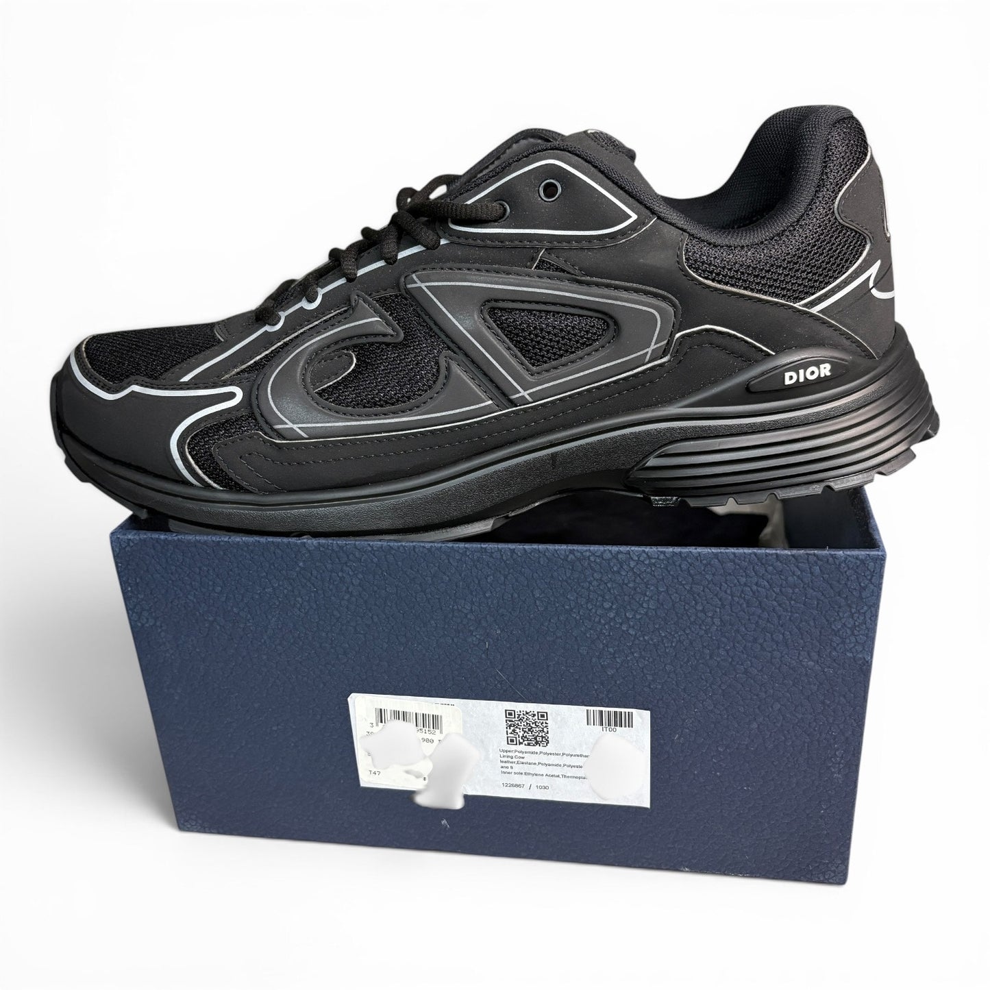 Dior B30 Black Sneakers | Size 47 (14US)