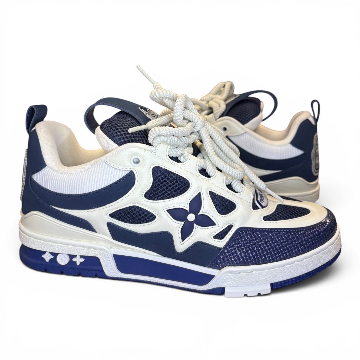 Louis Vuitton LV Skate Blue / White Sneakers | Size 9LV