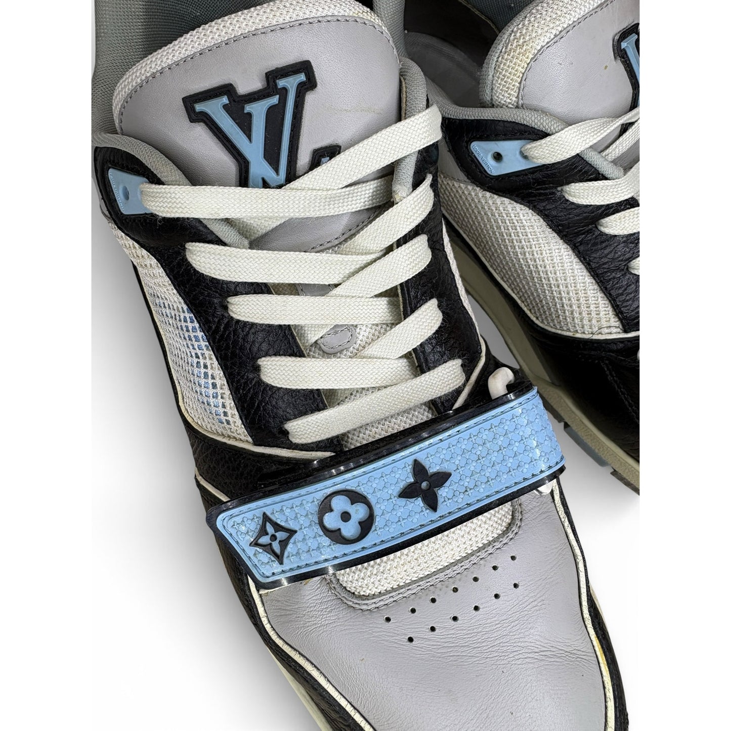 Louis Vuitton LV Strap Trainer Sneaker Blue/White 8.5LV 9.5US