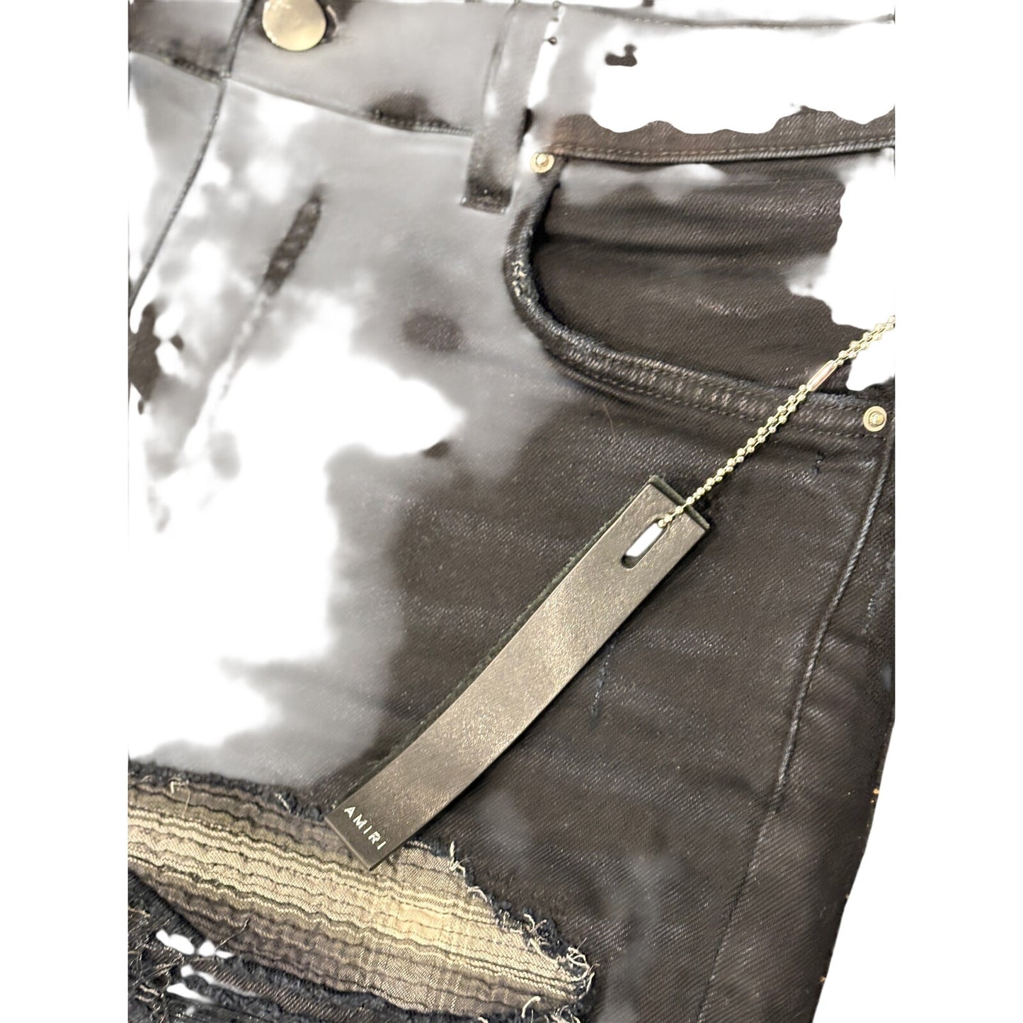 Amiri Bandana Thrasher Jeans faded black | Size 31