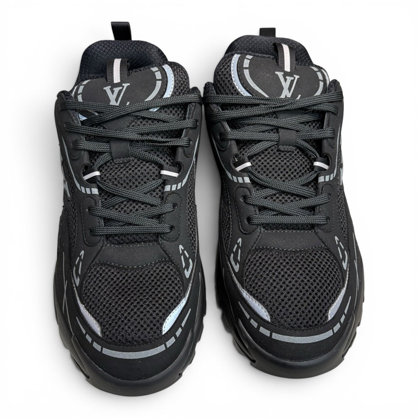 Louis Vuitton Tactic Reflective Sneakers Black New Season | 8.5LV